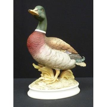 Pareja de patos de porcelana de biscuit - Imagen 2