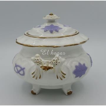 Pequeña sopera de porcelana blanca - Imagen 2