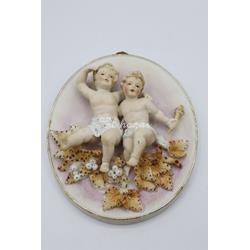 Placa de porcelana de biscuit - Imagen 1