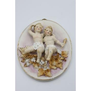 Placa de porcelana de biscuit - Imagen 1