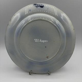 Plato de loza inglesa fabricado por Thomas Dimmock, 1850 - Imagen 2