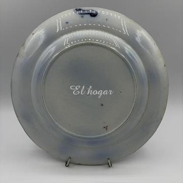Plato de loza inglesa fabricado por Thomas Dimmock, 1850 - Imagen 2