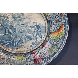 Plato de loza inglesa, importado por Rowland & Marsellus Cº. de Nueva York 1893-1938 - Imagen 2