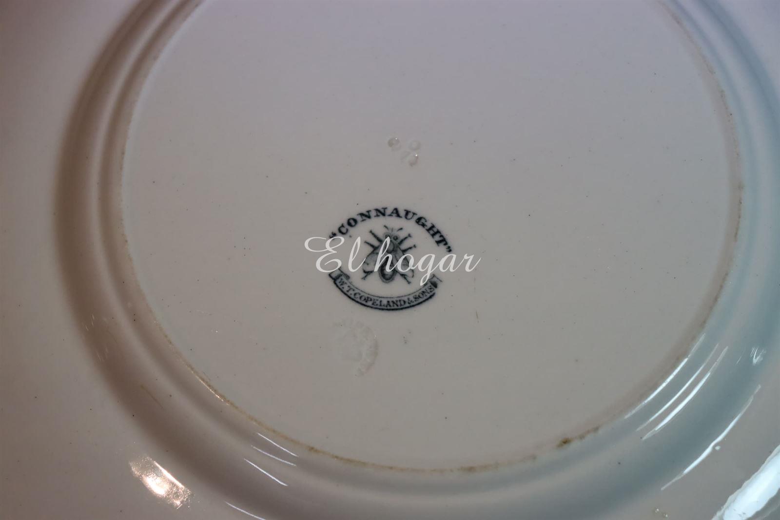 Plato loza inglesa W. T. Copeland & sons, 1876 - Imagen 4