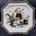 Plato octagonal Wallis Gimson & Cº 1884 serie “ The World” - Imagen 1