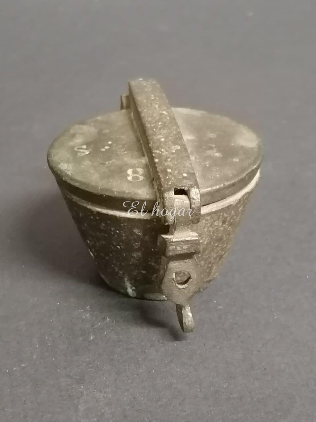 Ponderal de bronce de vasos anidados - Imagen 10