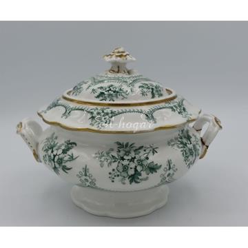 Sopera pequeña de porcelana blanca - Imagen 1