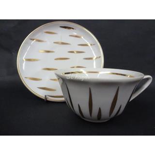 Taza con plato de porcelana, Sajonia - Imagen 2